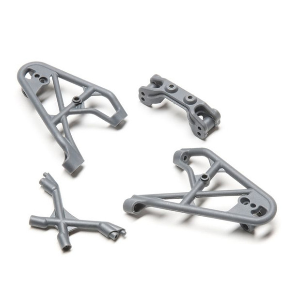 Losi LOS231039 Fr Shk Tower Brace and Camber Link Mnt Gray : Rock Rey Losi LOS231039 Fr Shk Tower Brace and Camber Link Mnt Gray : Rock Rey
