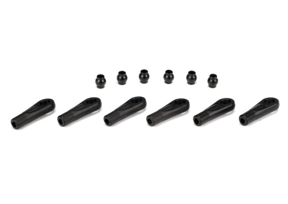 Losi LOSA6044 HD Rod Ends & Balls 6 Each for 8B , 8T , XXX-SCT