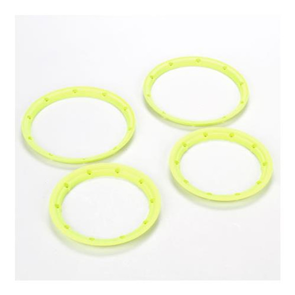 Losi LOSB7037 Beadlock Set Inner & Outer Yellow(2) 1/5th 5ive-T