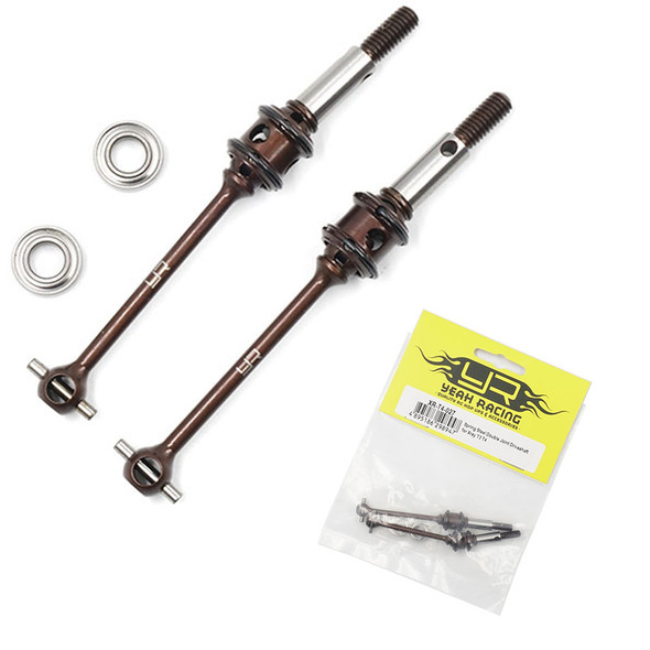 Yeah Racing XR-T4-027 Spring Steel Double Joint Driveshaft for Xray T3 T4