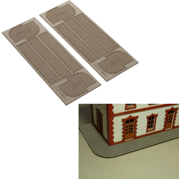 Bachmann 39105 Hexagon Sidewalk HO Scale