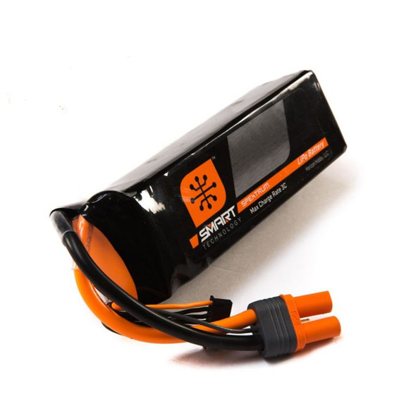 Spektrum 11.1V 2200 mAh 3S 30C Smart LiPo Battery IC3 SPMX22003S30