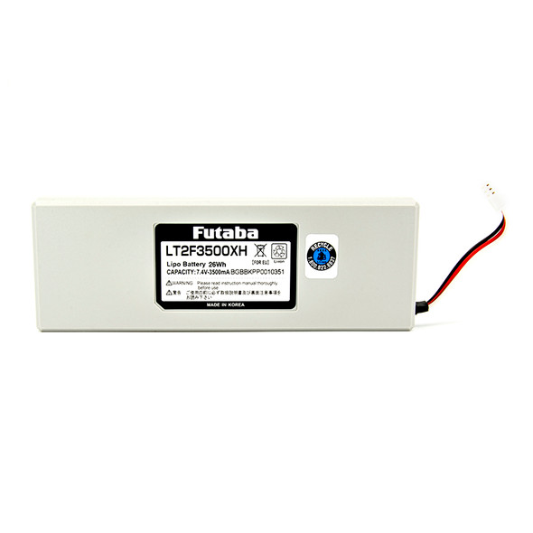 Futaba UBA0139 7.4V 3500mAh LiPo Battery LT2F3500XH : T18MZ