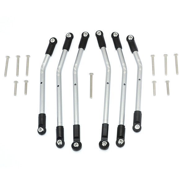 GPM Racing Aluminum Adjustable Suspension Links Grey : Traxxas TRX-4 GPM Racing Aluminum Adjustable Suspension Links Grey : Traxxas TRX-4