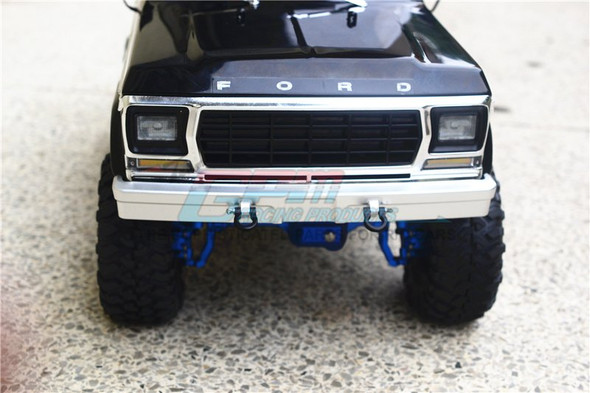 GPM Racing Aluminum Front Bumper Mount/D-Rings Black : Traxxas TRX-4 GPM Racing Aluminum Front Bumper Mount/D-Rings Black : Traxxas TRX-4