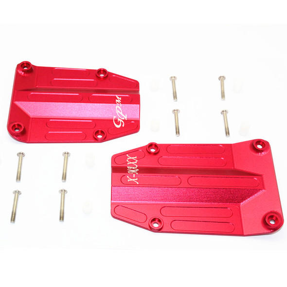 GPM Racing Aluminum Centre Skid Plate Red : Traxxas X-Maxx