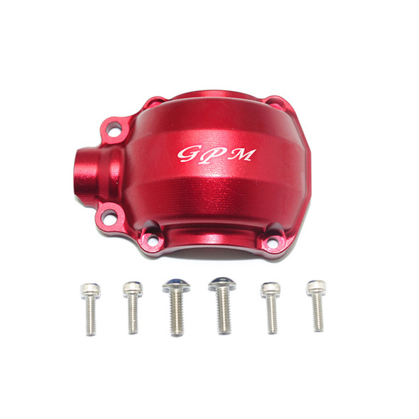 GPM Racing Aluminum Front Gear Box Cover Red : Unlimited Desert Racer