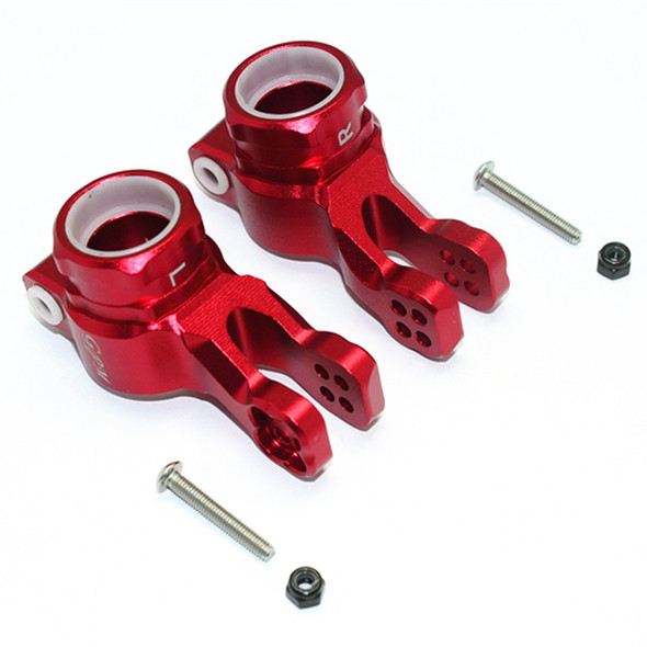 GPM Racing Aluminum Rear Knuckle Arm (6Pcs) Set Red :Arrma 1/8 Kraton / Outcast