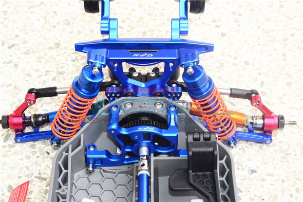 GPM Racing Aluminum Rear Knuckle Arm Red : Rustler 4x4 GPM Racing Aluminum Rear Knuckle Arm Red : Rustler 4x4