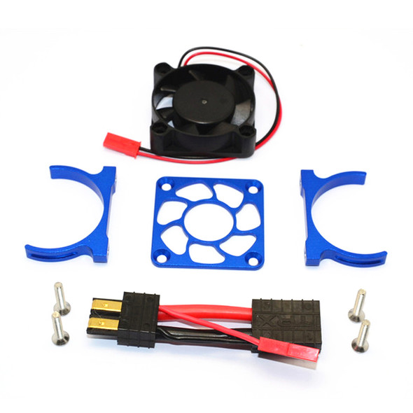 GPM Racing Aluminum Motor Heatsink with Cooling Fan : Traxxas Slash 4x4 GPM Racing Aluminum Motor Heatsink with Cooling Fan : Traxxas Slash 4x4