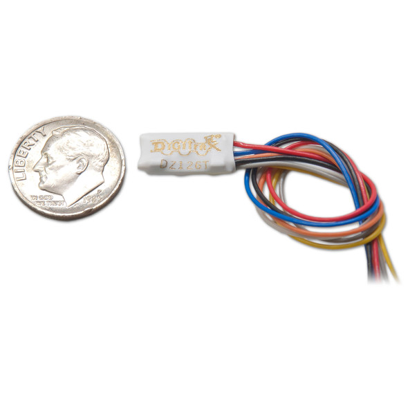 Digitrax DZ126T 1 Amp Tiny Series 6 decoder for Z, N & HO