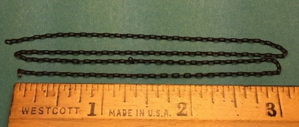 A-Line 29221 - Tie Down Chain - Black 15 Links Per Inch HO Scale