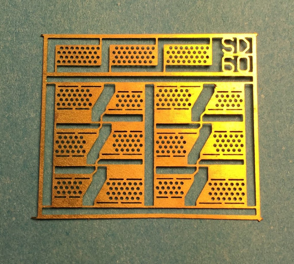 A-Line 29231 Brass Diesel Steps : Railpower Shells -SD60 HO Scale