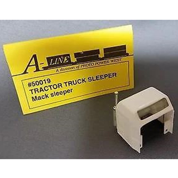 A-Line 50019 Sleeper For American Semi Tractors - Mack Style HO Scale