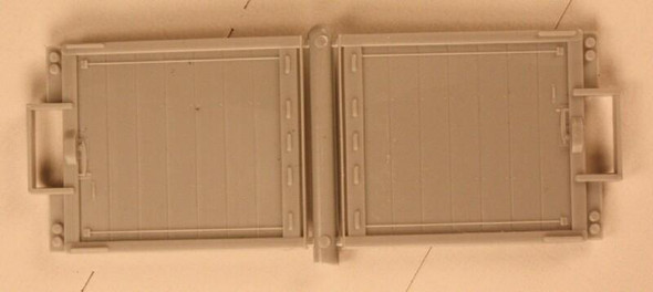 A-Line 50110 Rear Trailer Doors - Roll-Up 96" Wide Pkg (2) HO Scale