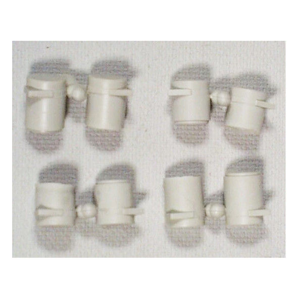 A-Line 50124 Tractor Fuel Tank Set Long & Short (Pkg. 4) HO Scale