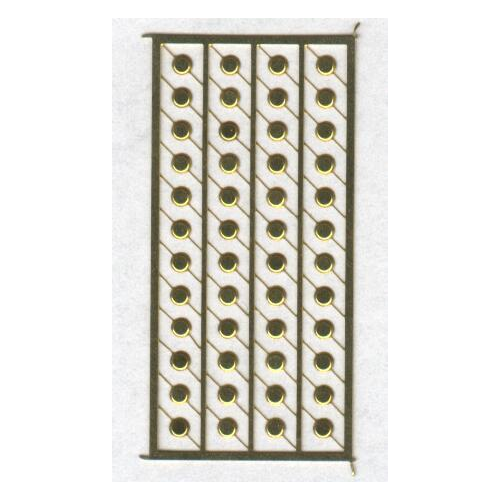 A-Line 50134 - 53' Trailer & Container Tie Down Button Covers  (Pkg 48) HO Scale