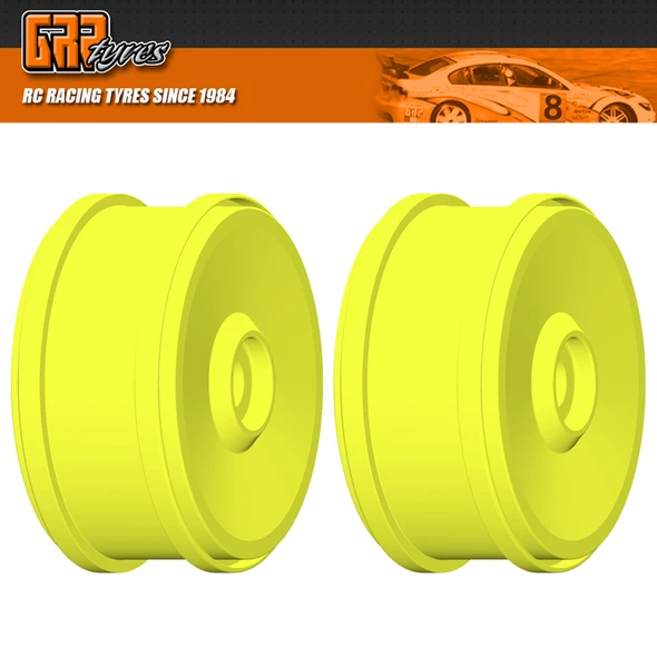 GRP GH98Y 1: 6 BU-BIG - Wheel 132mm Y Yellow - Fixing w/ Hexagon 24mm (2)