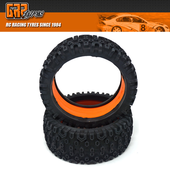 GRP GW91-P3 1:6 BU-BIG - CROSS - P3 Medium - 183mm Donut Tire w/ Insert - (2)