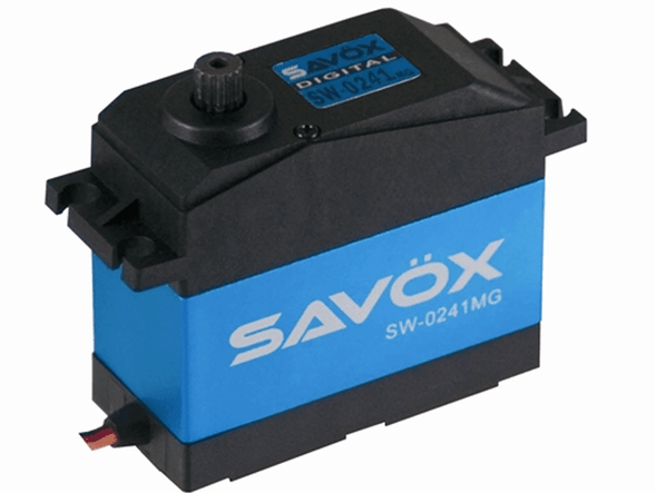 Savox SW-0241MG WATERPROOF 5TH SCALE DIGITAL SERVO .17/555 HIGH VOLTAGE