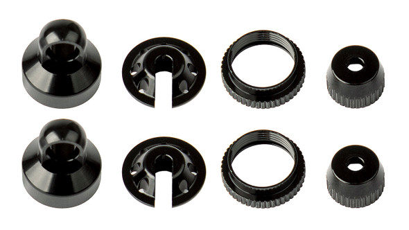 Associated 42079 Shock Parts Black Aluminum : Enduro