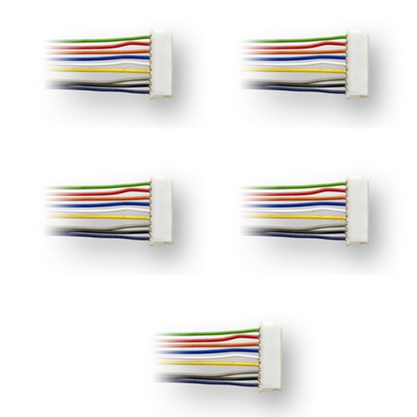 Digitrax  DHWH 9 pin to wires wire harnesses (5) Pack HO Scale