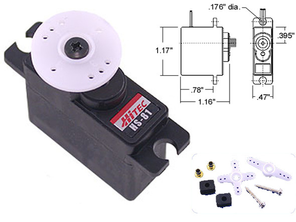 Hitec HS-81 Micro Servo HS81/81