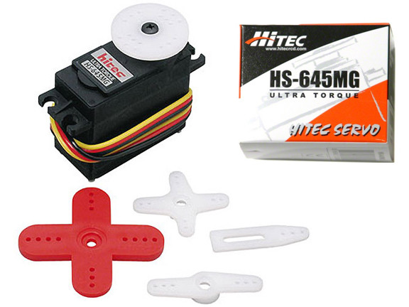 Hitec HS-645MG High Torque 2BB Metal Gear Servo HS645MG/HS645/645MG/645