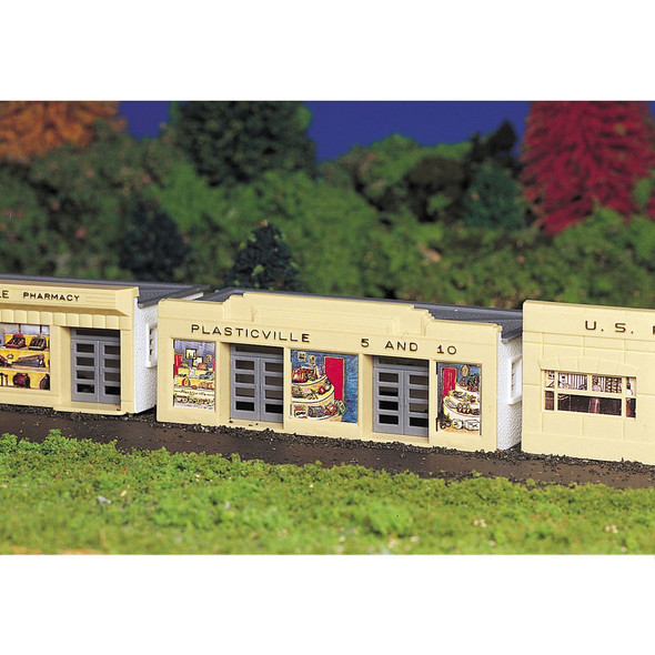 Bachmann 45142 Plasticville Classic Kit - 5 & 10 Store - 2-1/8 x 4-5/8" HO Scale