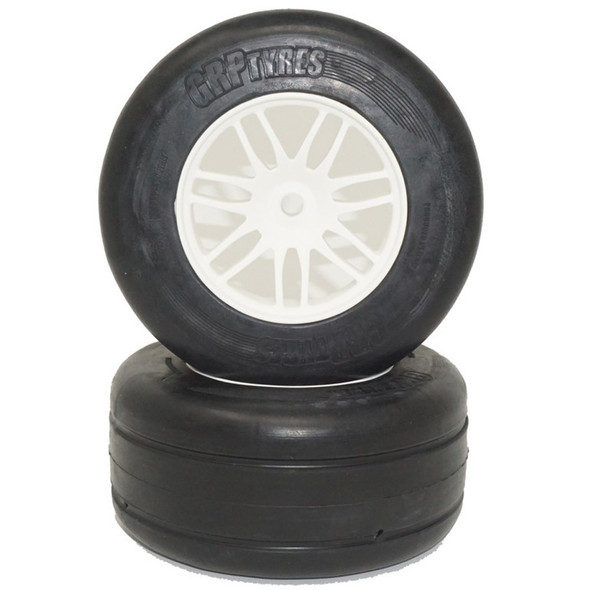 GRP GWH55-M1 1:5 F1 W55 REVO NEW Front - M1 ExtraSoft Tire w/ White Wheel (2)