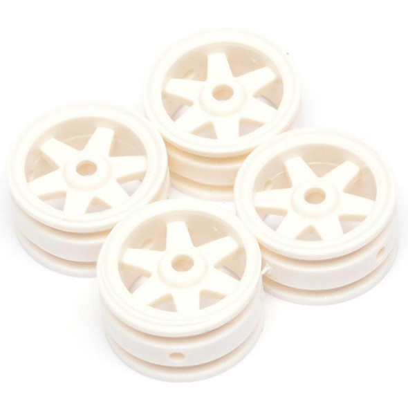 Orlandoo Hunter 6-Spokes Wheels White (4) : 1/35 Rock Crawler Kit