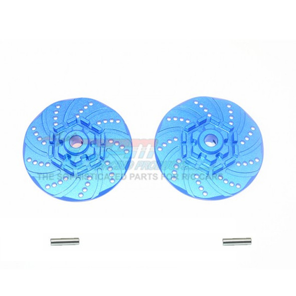 GPM Racing Aluminum +2mm Hex Brake Disk Blue : Maxx Monster Truck