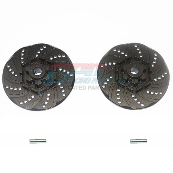 GPM Racing Aluminum +2mm Hex Brake Disk Black : Maxx Monster Truck