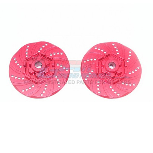 GPM Racing Aluminum +2mm Hex Brake Disk Red : Maxx Monster Truck GPM Racing Aluminum +2mm Hex Brake Disk Red : Maxx Monster Truck