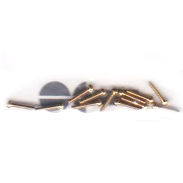 Walthers 947-1003 #00-90 Brass Round Head Machine Screw 1/4" x .047" (12)