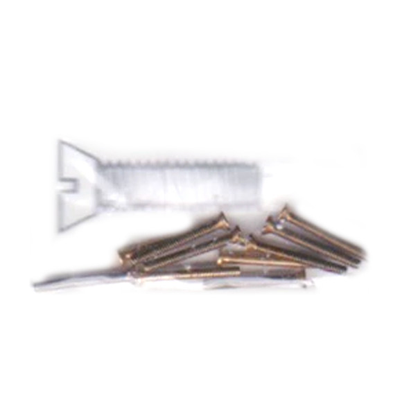 Walthers 947-1056 #0-80 Brass Flat Head Machine Screws 1/2 x .060" (10)