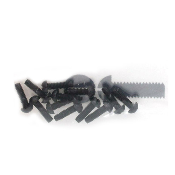 Walthers 947-1163 Nylon Round Head Machine Screws #1-72 1/4 x .073" (12)