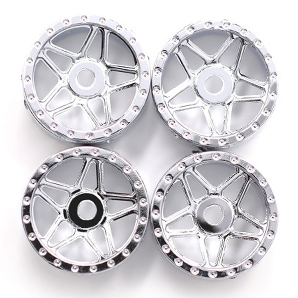 Orlandoo Hunter Model GA0009 Wheel Rim Type 9 (4) Silver : 1/35 & 1/32 RC Crawlers
