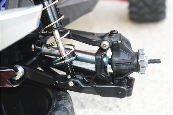 GPM Harden Steel F/R Adjustable CVD Drive Shaft + Hex Adapter Blue : Maxx