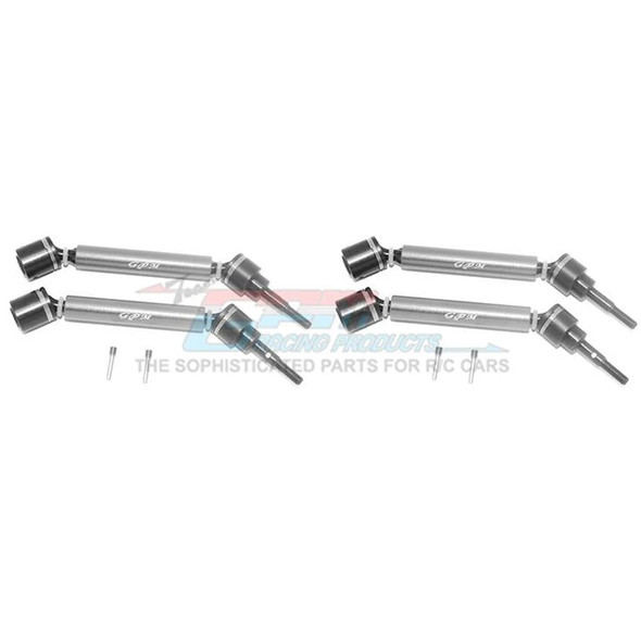 GPM Racing Harden Steel+Alum F/R Adjustable CVD Drive Shaft (4) Set Gray : Maxx Monster Truck