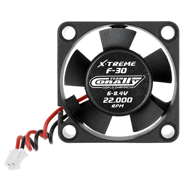 Corally C-53101 ESC Ultra High Speed Cooling Fan 30mm - 6v-8,4V - Dual ball bearings - ESC connector