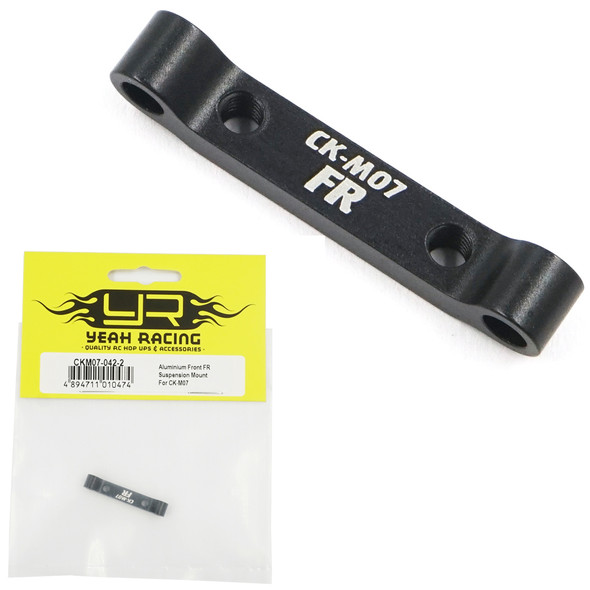 Yeah Racing CKM07-042-2 Aluminum Front FR Suspension Mount : Tamiya CK-M07