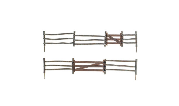 Woodland Scenics A2981 Log Fence - HO Scale