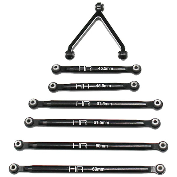 Hot Racing SXTF133A01 Aluminum Link Set for 5.25 133.5mm SCX24 Vehicles