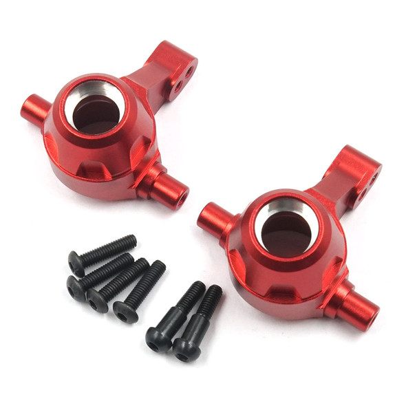 Yeah Racing TATT-037RD Alum Front Steering Knuckle Set Red : Tamiya TT-01/ TT-01E