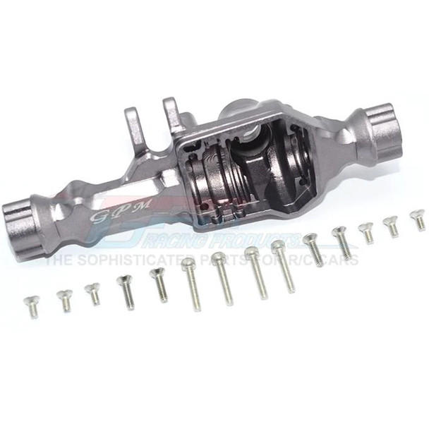 GPM Racing Aluminum Front Gear Box Without Cover (15Pcs) Set Grey : TRX-4