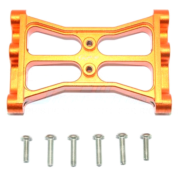 GPM Racing Aluminum Chassis Crossmember (7Pcs) Set Orange : TRX-4 / TRX-6