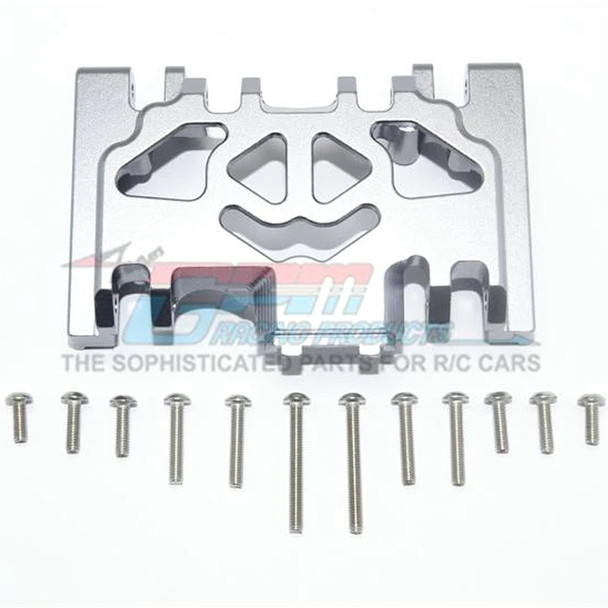 GPM Racing Aluminum Lower Gear Cover (13Pcs) Set Grey  : TRX-4 / TRX-6