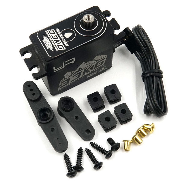 Yeah Racing YE-0034BK Alum Case IP67 33KG WP Coreless Servo Black : 1/10 Crawler