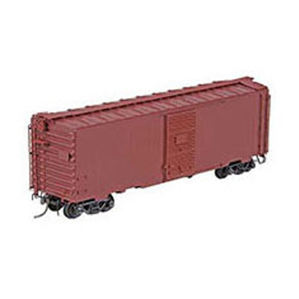 Kadee #4000 Undecorated 1950-1953 Narrow Tab 40' PS-1 Boxcar Red RTR HO Scale